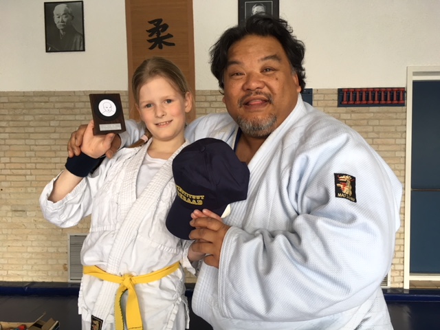 Sophie Schuiling en Sensei Percy