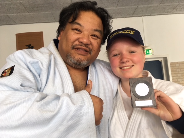 Lidewij de Bonth en Sensei Percy